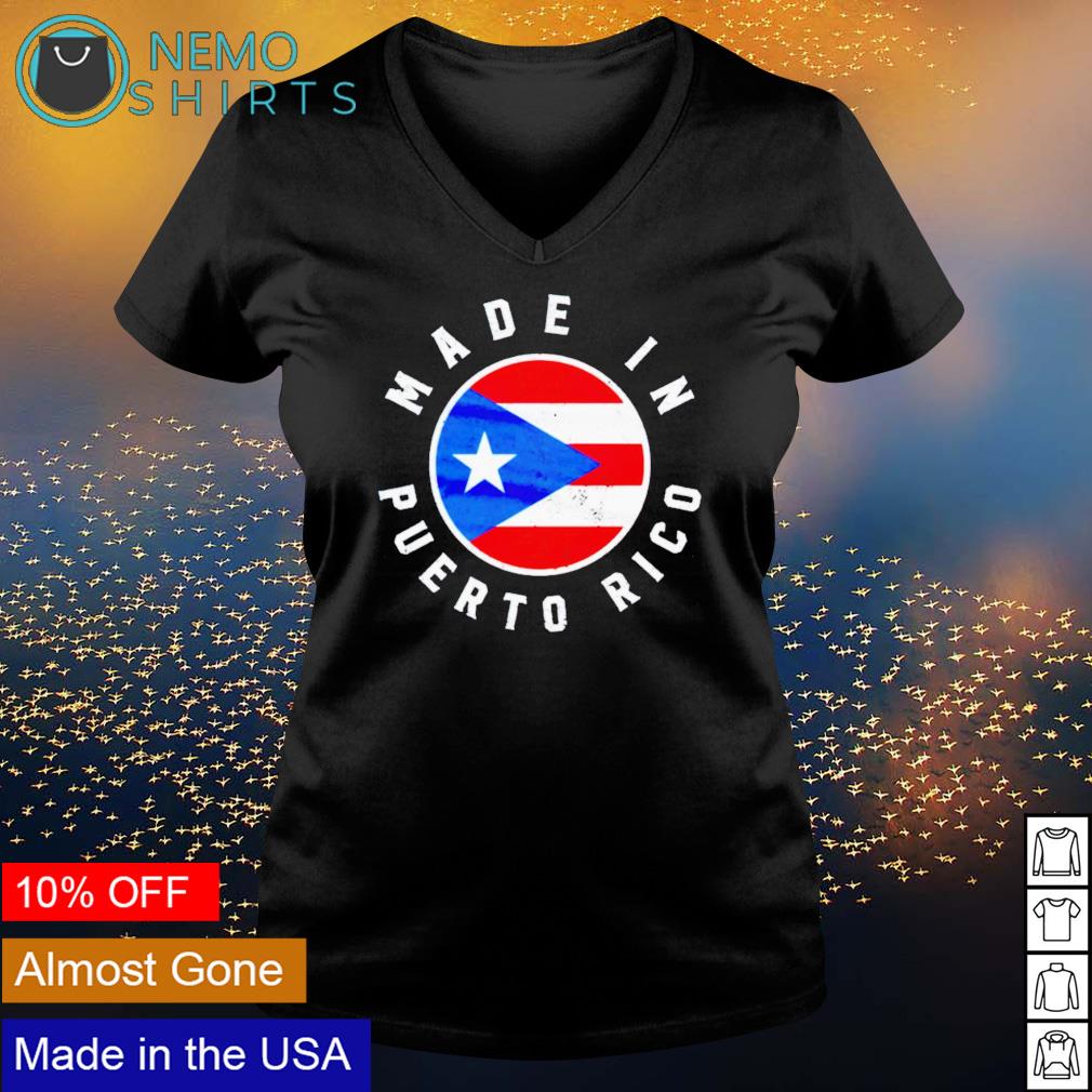 Marky G Apparel Womens Casual Short Sleeve Crewneck Tops Slim Fit T-Shirt with Puerto Rico Printed