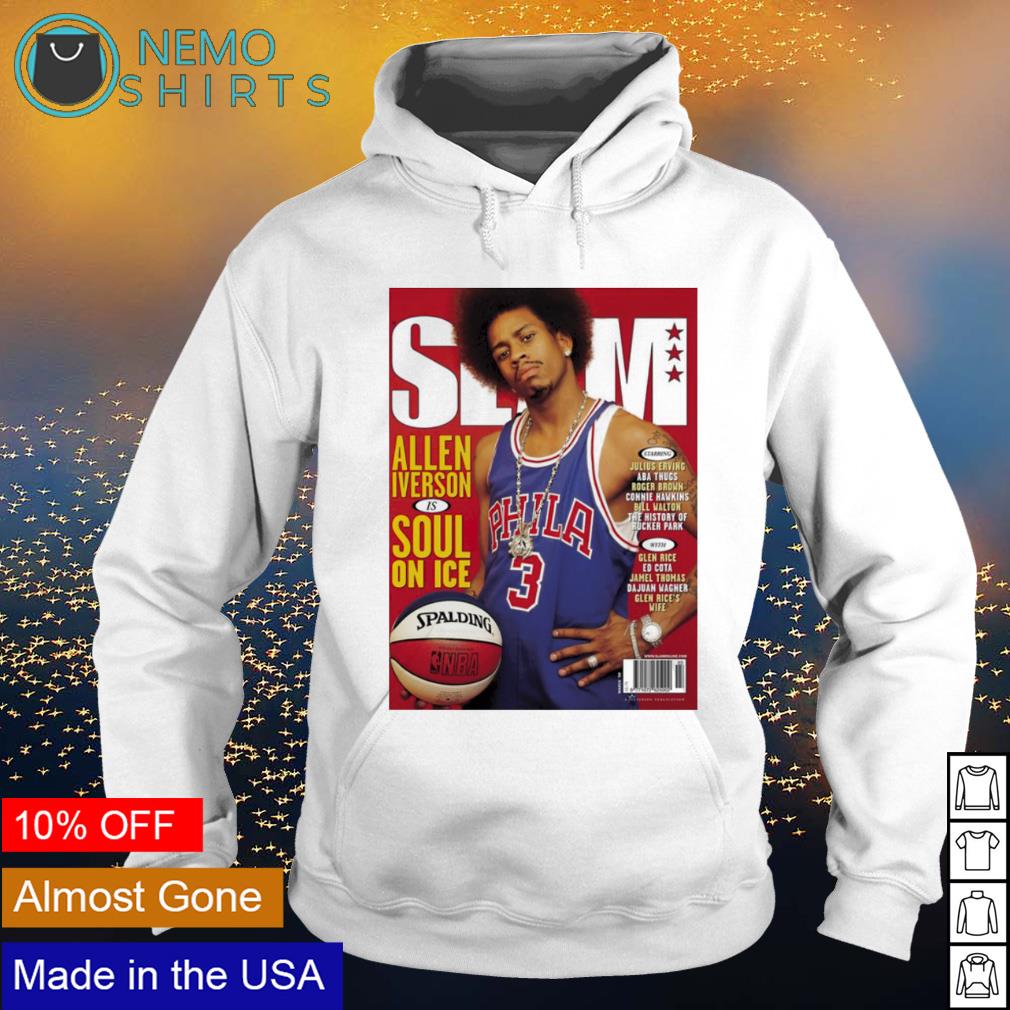 Official Slam Allen Iverson is Soul on Ice basketball shirt
