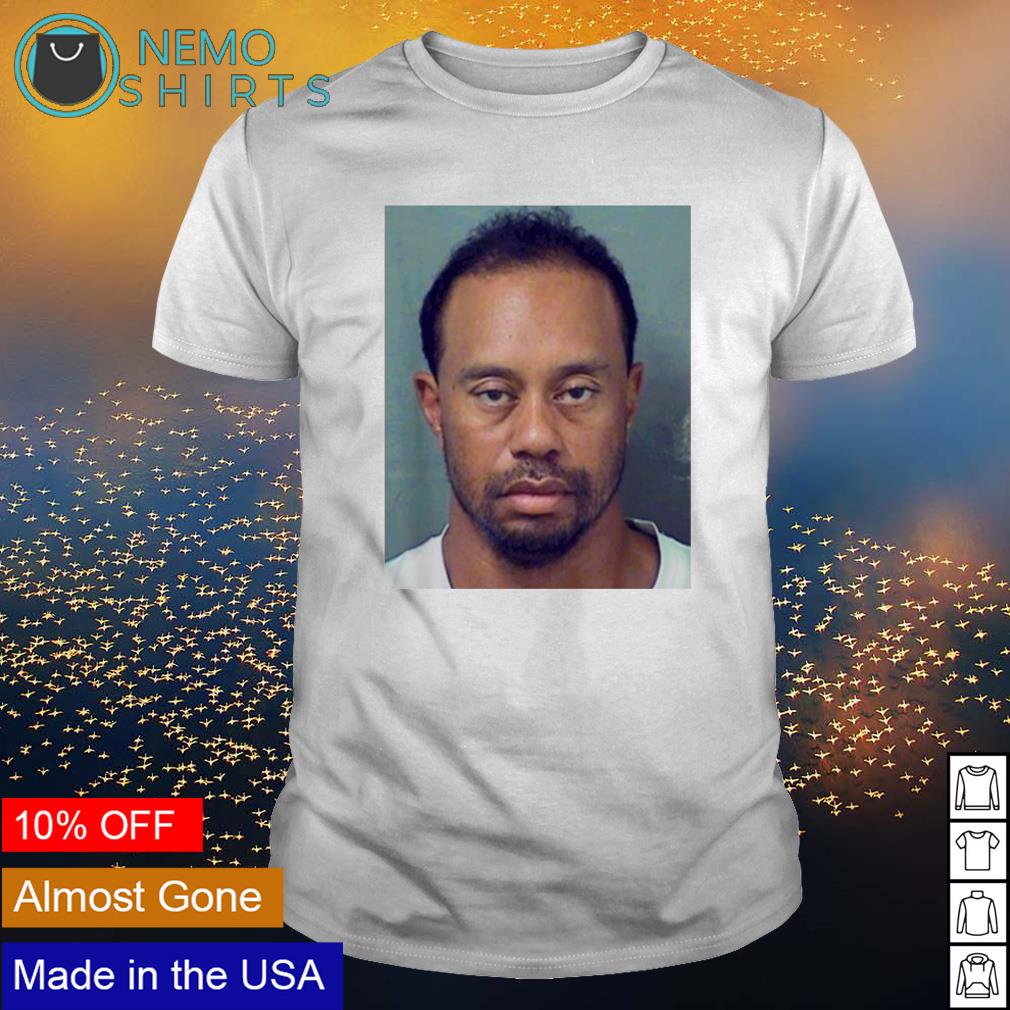 Tiger woods mugshot t on sale shirt