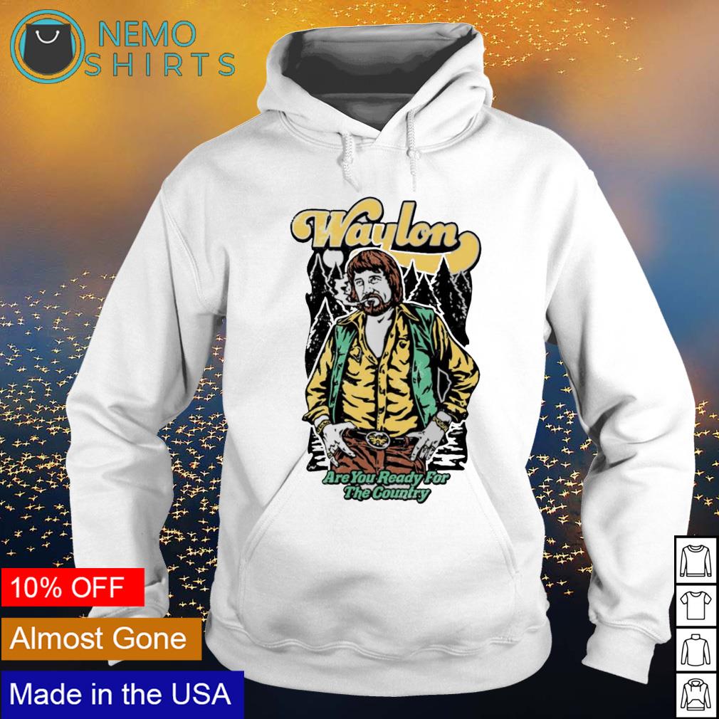 Waylon jennings outlet hoodie