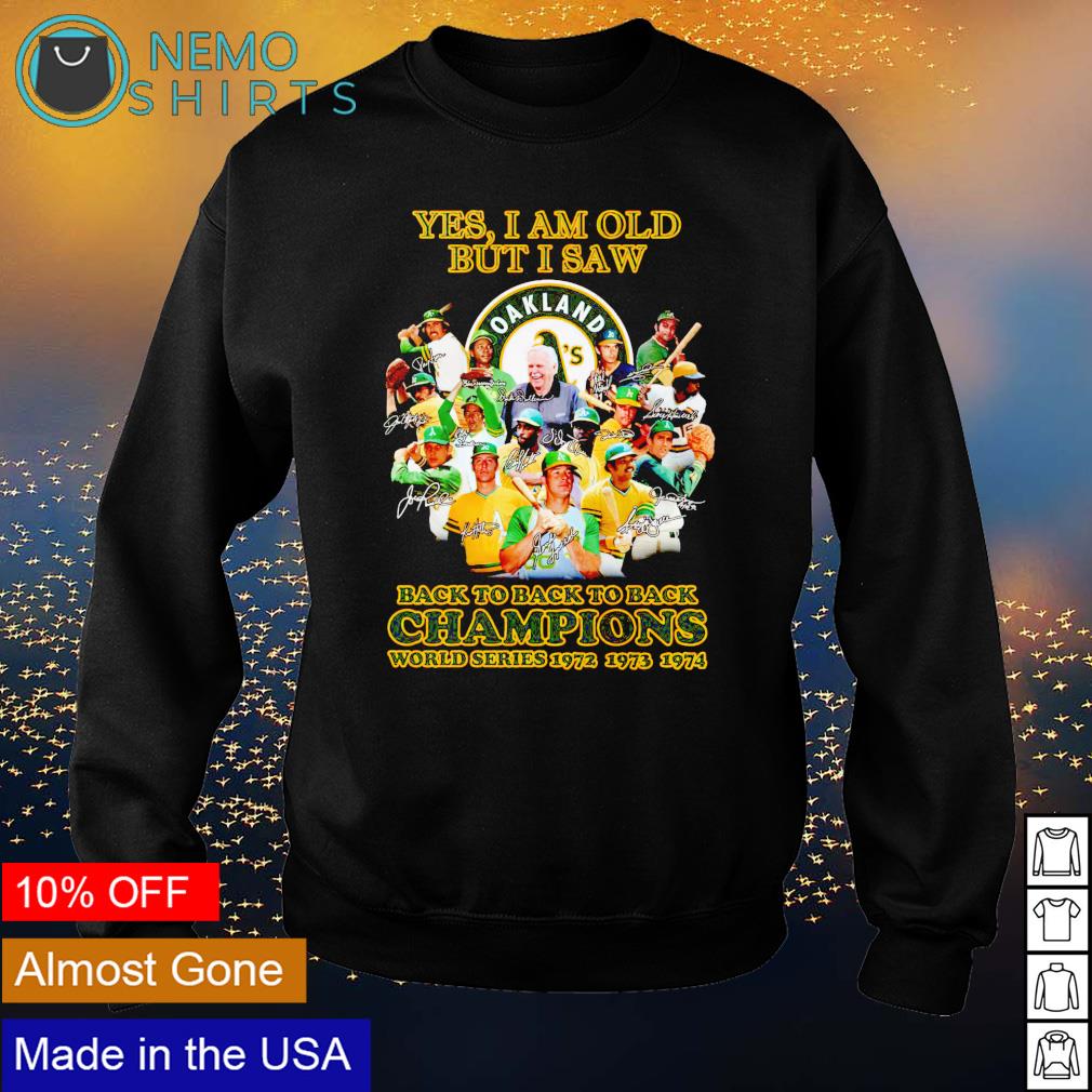 Oakland A's 1973 World Series Champs Shirt, hoodie, sweater, long sleeve  and tank top