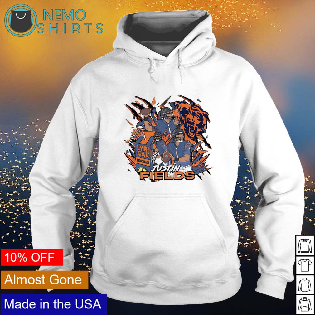 Chicago bears justin fields soldier fields shirt, hoodie, sweater, long  sleeve and tank top