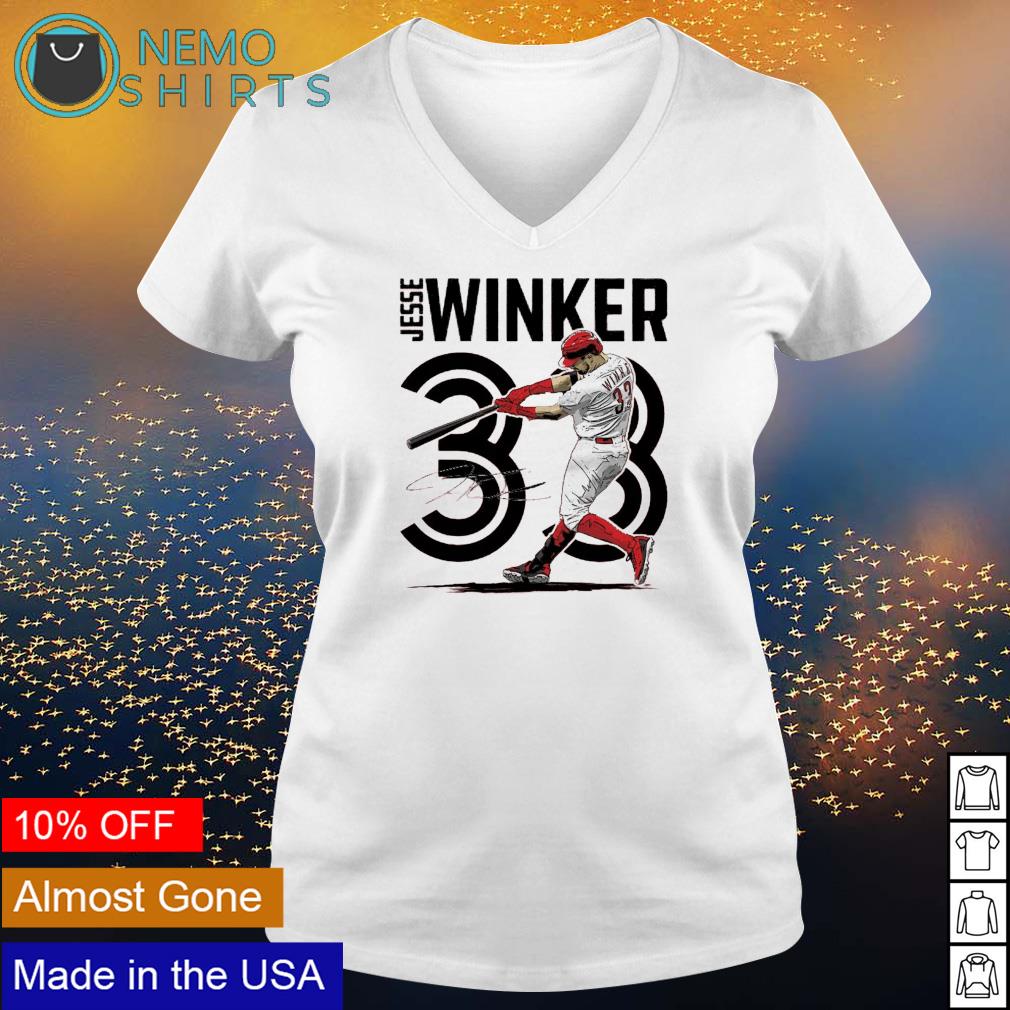 Nike / Men's Cincinnati Reds Jesse Winker #33 Red T-Shirt