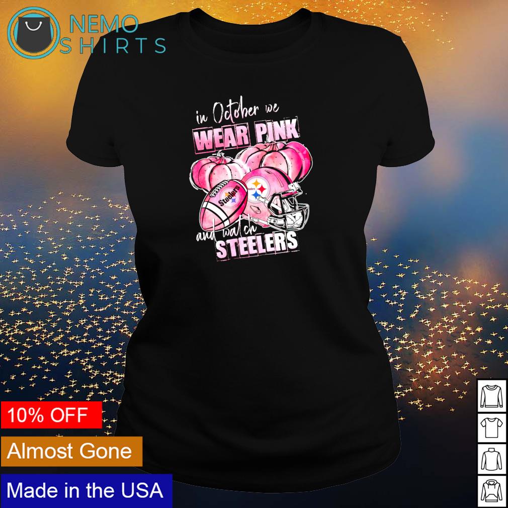 pink steelers shirt ladies