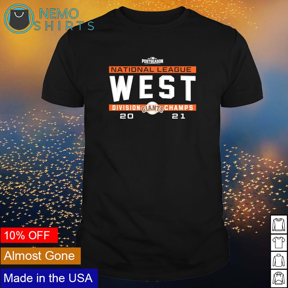 sf giants nl west champions shirt