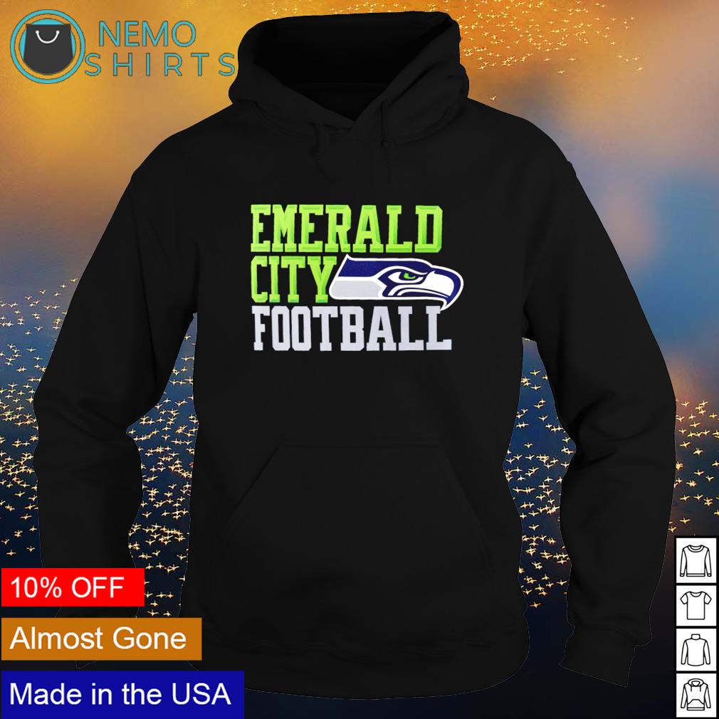 Emerald City Football Logo Seattle Seahawks T-shirt, hoodie, sweater, long  sleeve and tank top