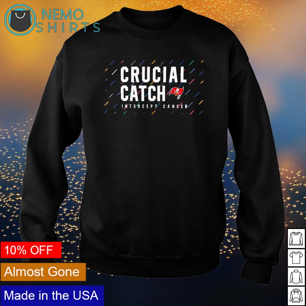 Tampa Bay Buccaneers 2021 crucial catch intercept cancer shirt, hoodie,  tank top, sweater and long sleeve t-shirt