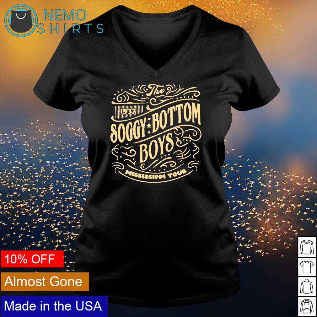 The Soggy Bottom Boys 1937 Mississippi Tour Shirt Hoodie Sweater And V Neck T Shirt