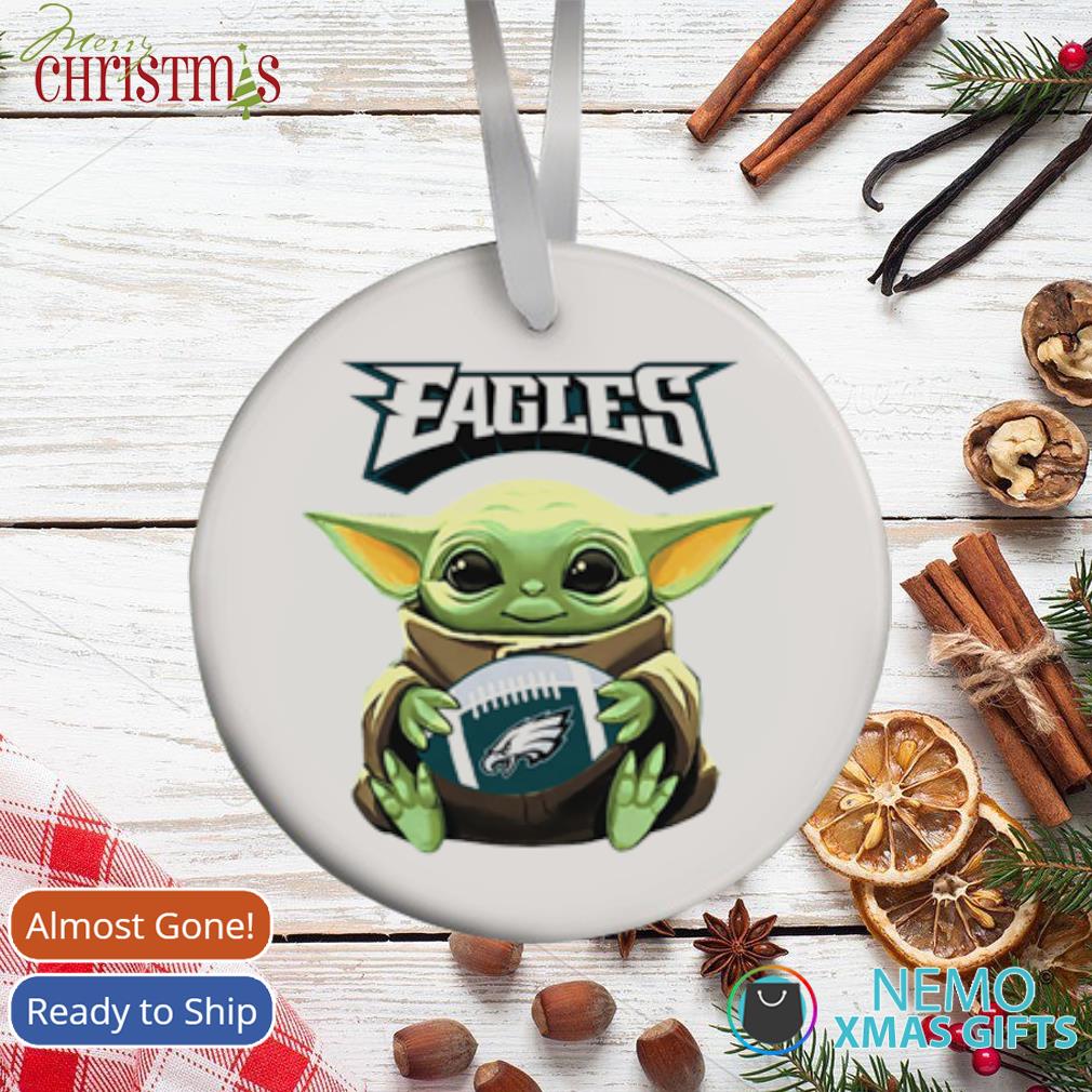 Eagles Christmas Sweater Baby Yoda Lights Philadelphia Eagles Gift