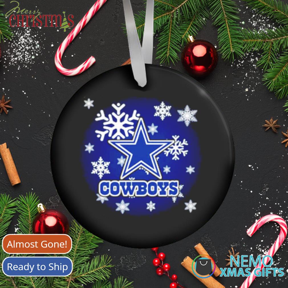 Dallas Cowboys Christmas Circle Ornament