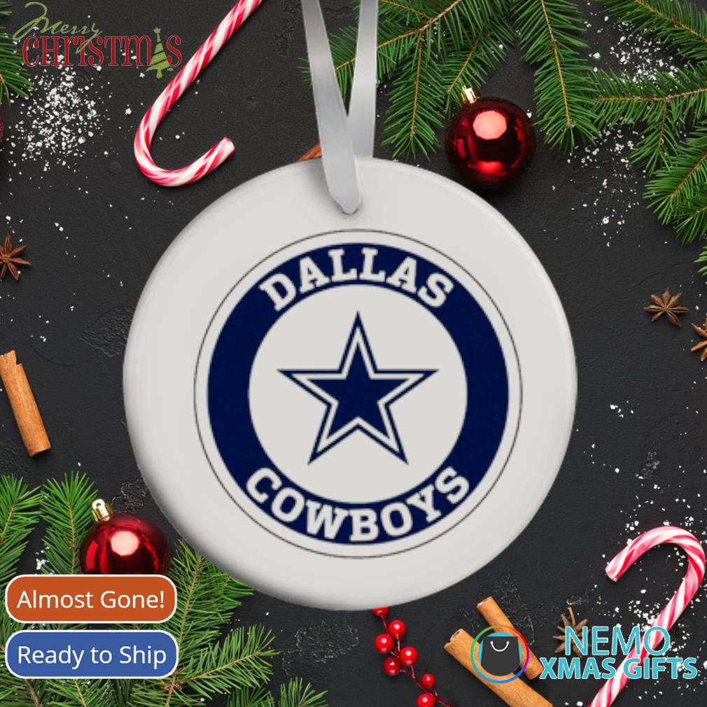 Dallas Cowboys Christmas Circle Ornament