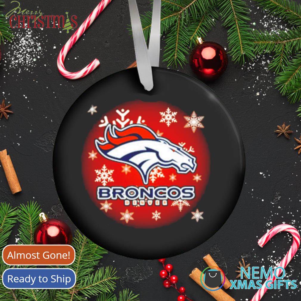 Denver Broncos Christmas Ornament