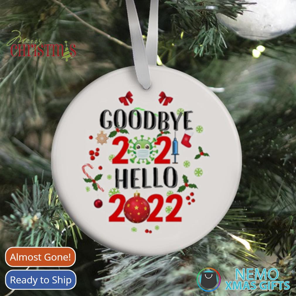 Christmas 2022 Stats Goodbye 2021 Hello 2022 Ornament
