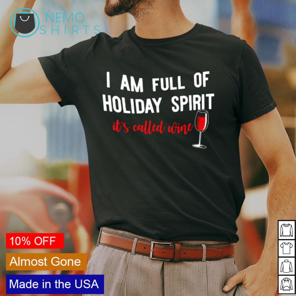 holiday wine shirts