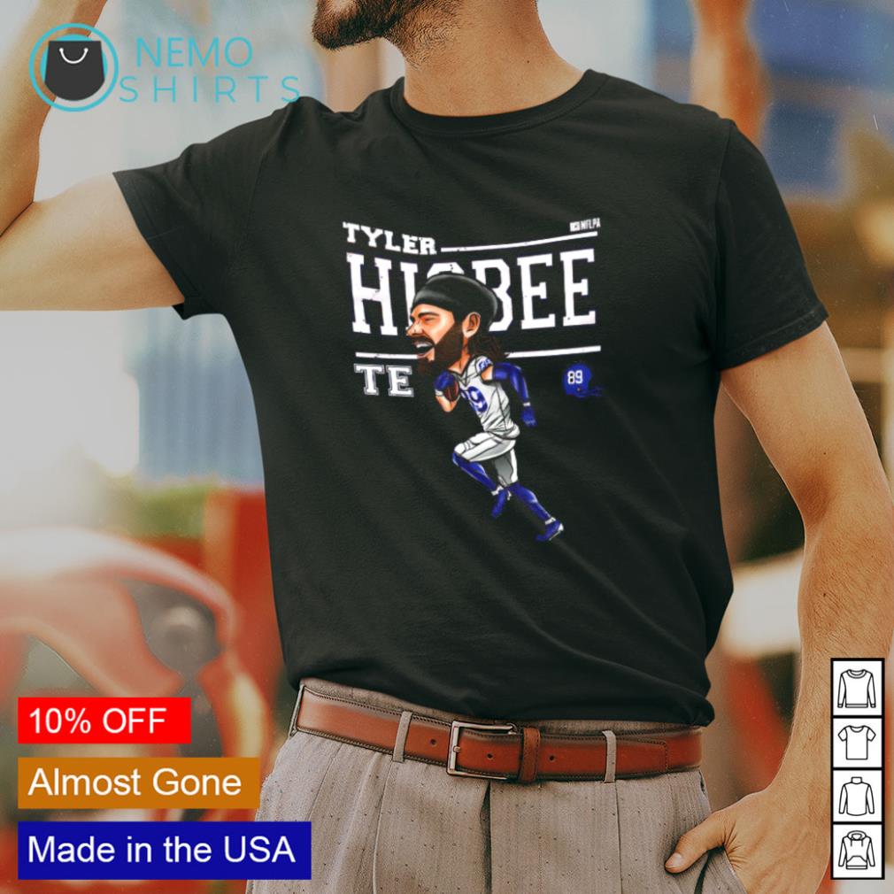 Los Angeles Rams Tyler Higbee #89 cartoon shirt, hoodie, sweater and v-neck  t-shirt