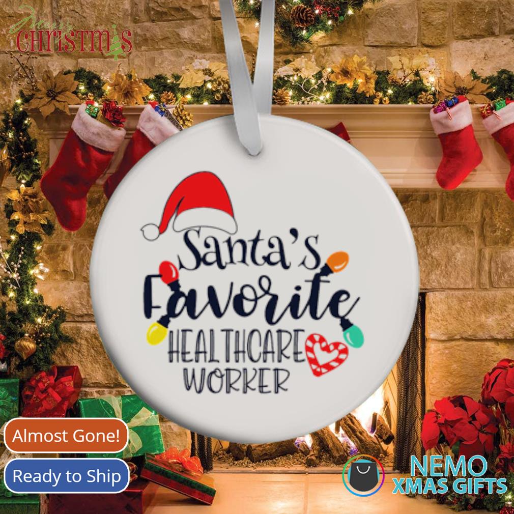 healthcare worker christmas ornament