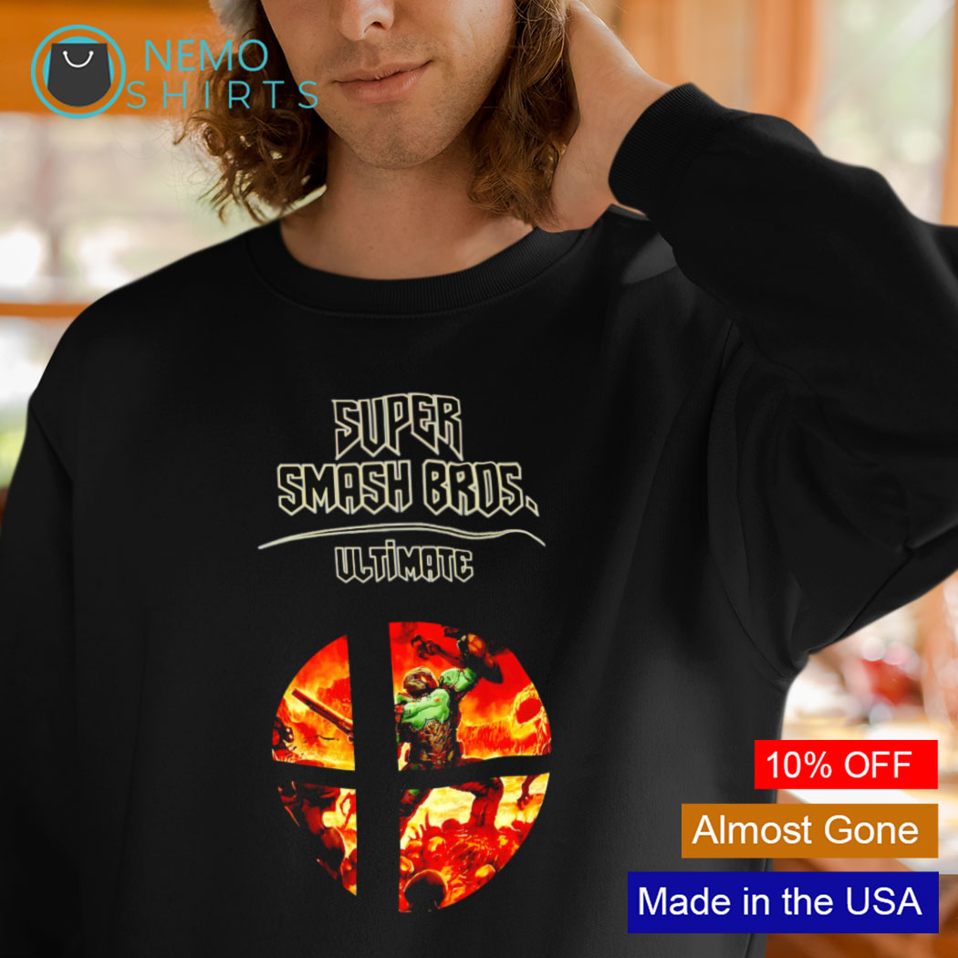 vælge Scan døråbning Doomguy super smash bros ultimate shirt, hoodie, sweater and v-neck t-shirt