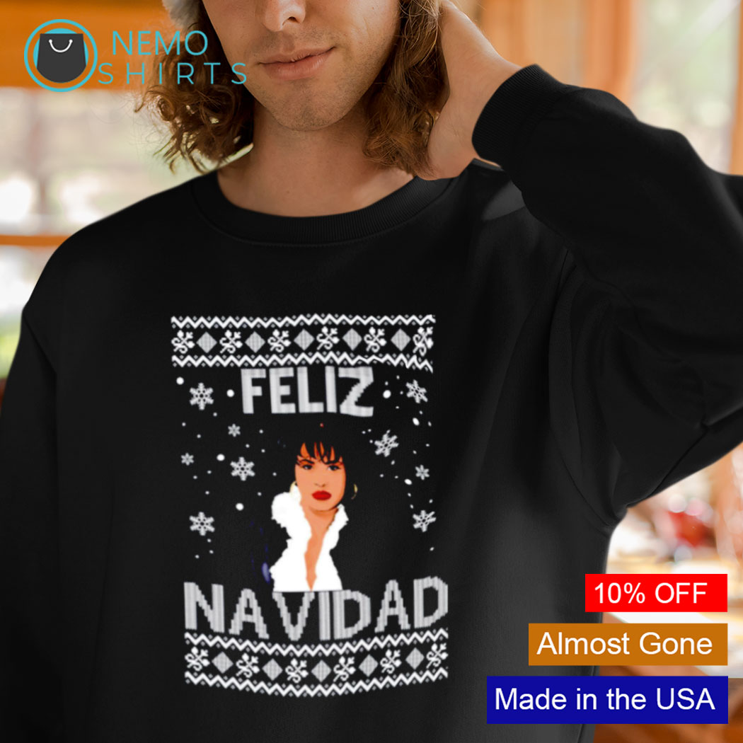 Selena feliz navidad outlet sweater