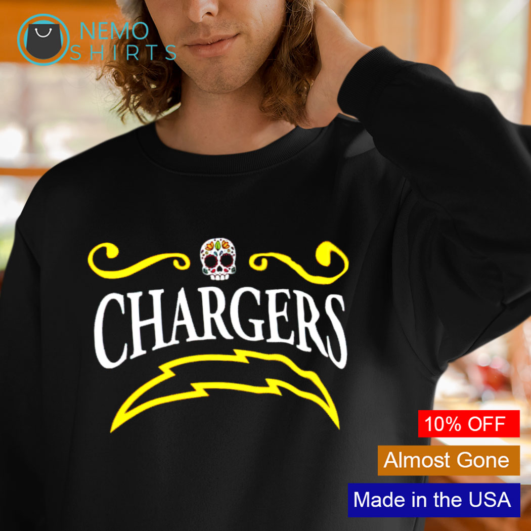 Los Angeles Chargers skull Shirt, hoodie, sweater, long sleeve and