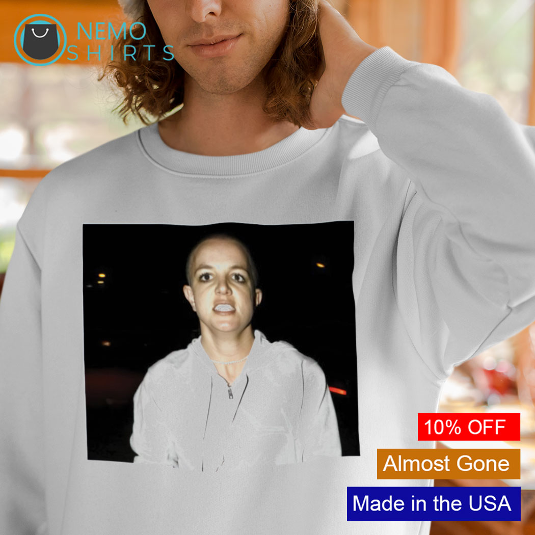 britney spears bald t shirt