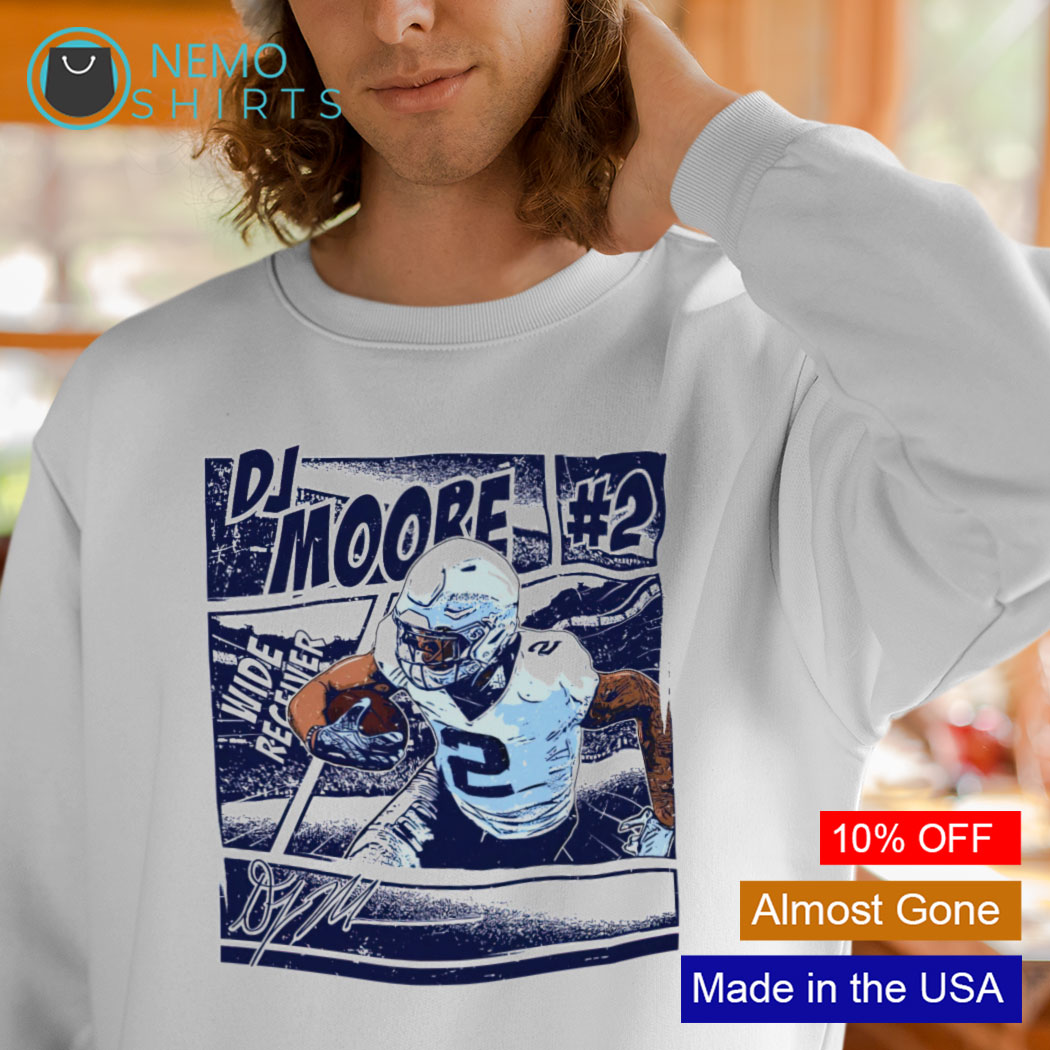 Carolina Panthers D.J. Moore #2 wide receiver shirt, hoodie, sweater and  v-neck t-shirt