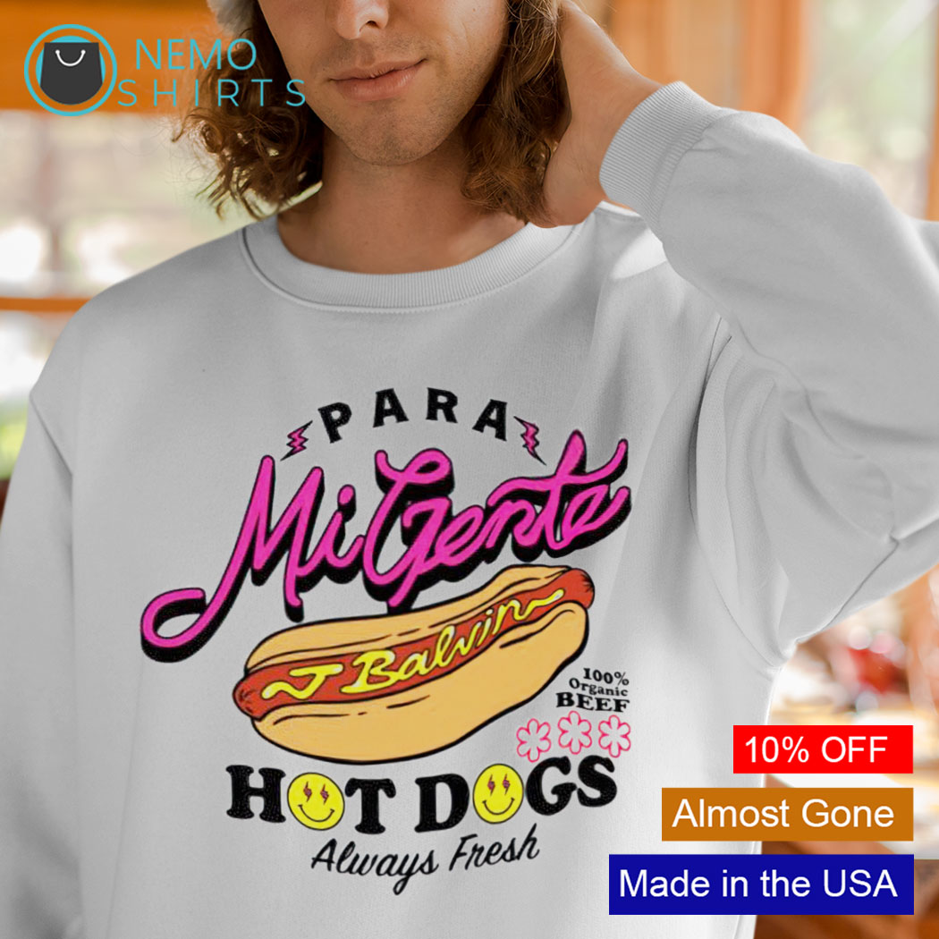 J Balvin Hot Dog Shirt