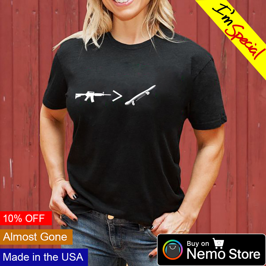 AR15 more than skateboard shirt, hoodie, sweater and v-neck t-shirt
