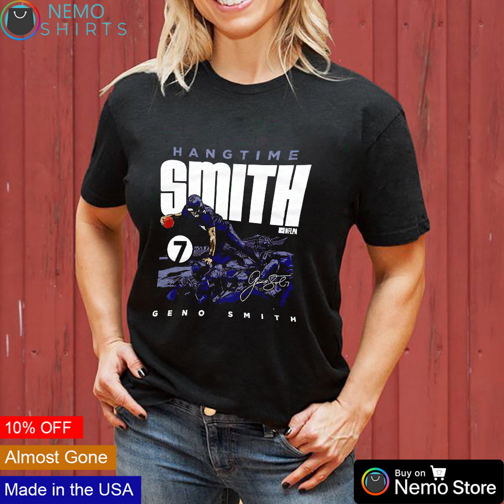 Seattle Football Geno Smith hang time signature shirt, hoodie, sweater and  v-neck t-shirt