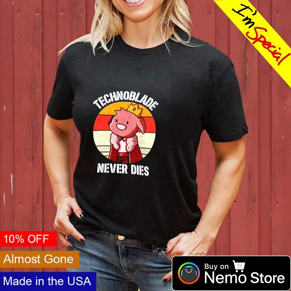 Technoblade Never Dies Shirt Retro Style Technoblade Shirt 