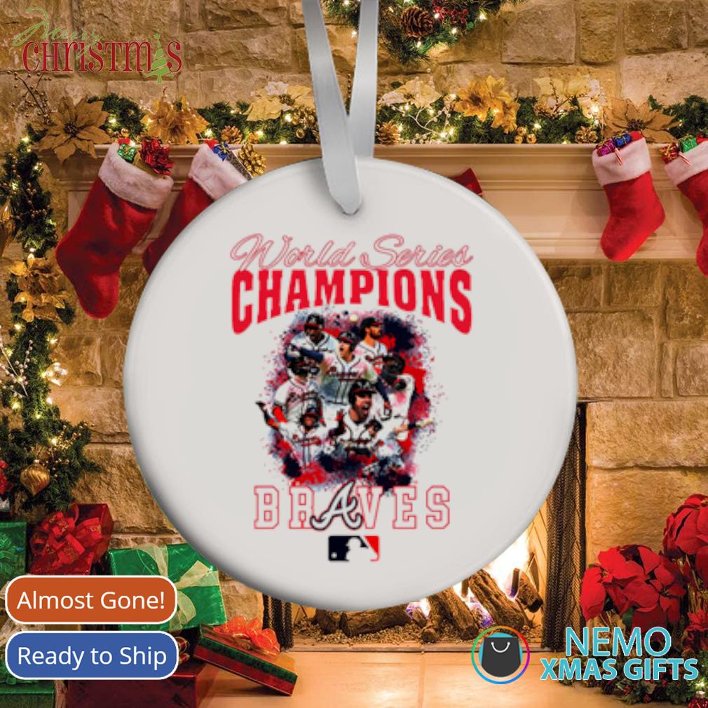 Atlanta Braves Mlb World Series Champions 2021 Christmas Ornament