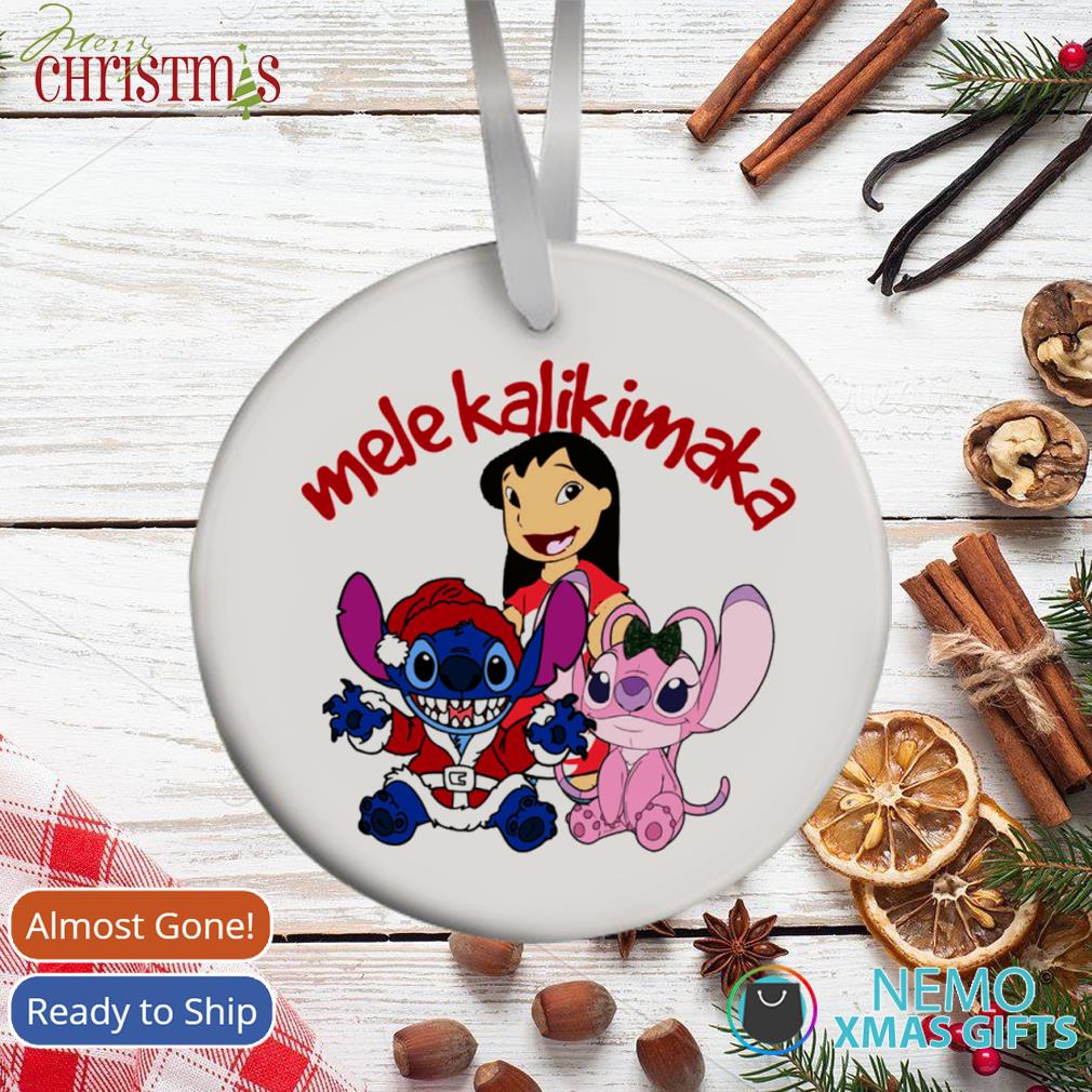 Lilo and Stitch Christmas Ornament Stitch 