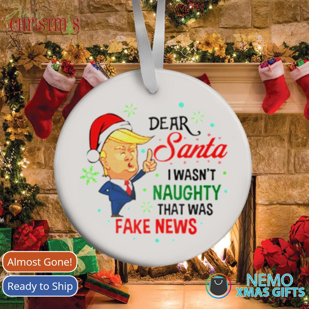 Donald Trump Christmas Ornament