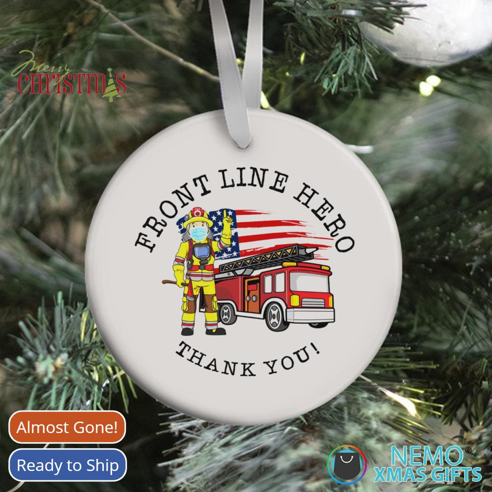'Firefighter American Hero' Appreciation Ornament
