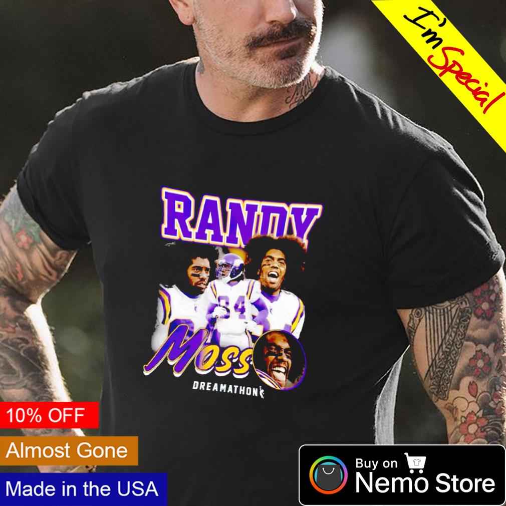 Justin Jefferson Randy Moss Shirt Vintage Randy Moss 90s Style Rap Shirt  Randy Moss Dreamathon Shirt Justin Jefferson Shirt Foot - AliExpress