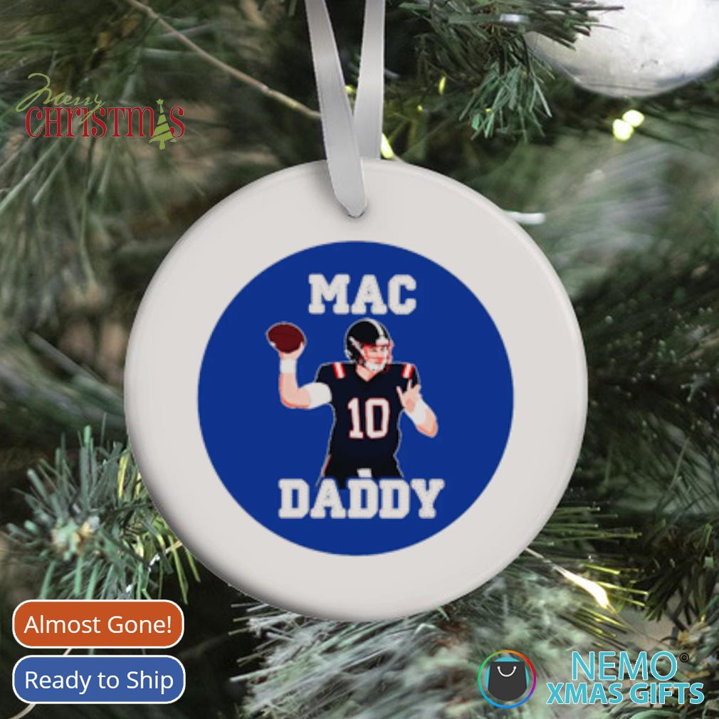 Mac Daddy Mac Jones Christmas Ornament