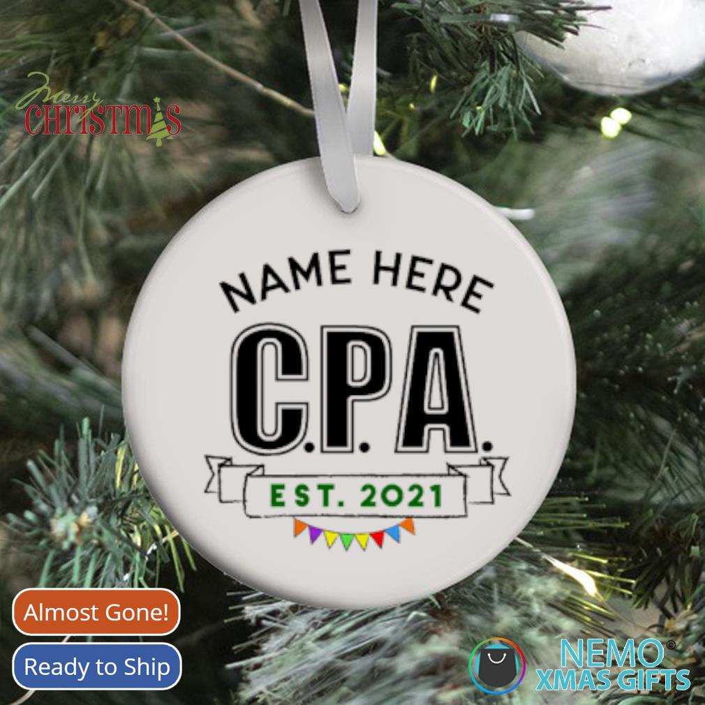 Cpa Christmas Ornament 