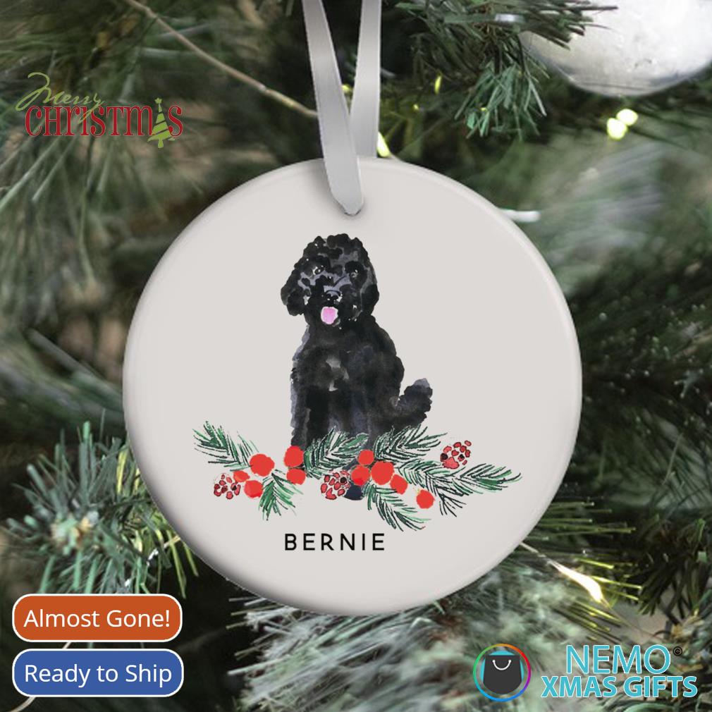 Black hotsell labradoodle ornament