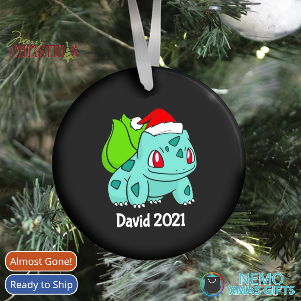 New Christmas Bulbasaur Card Custom Made 