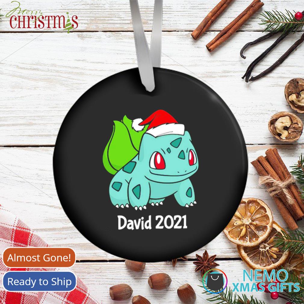 New Christmas Bulbasaur Card Custom Made 