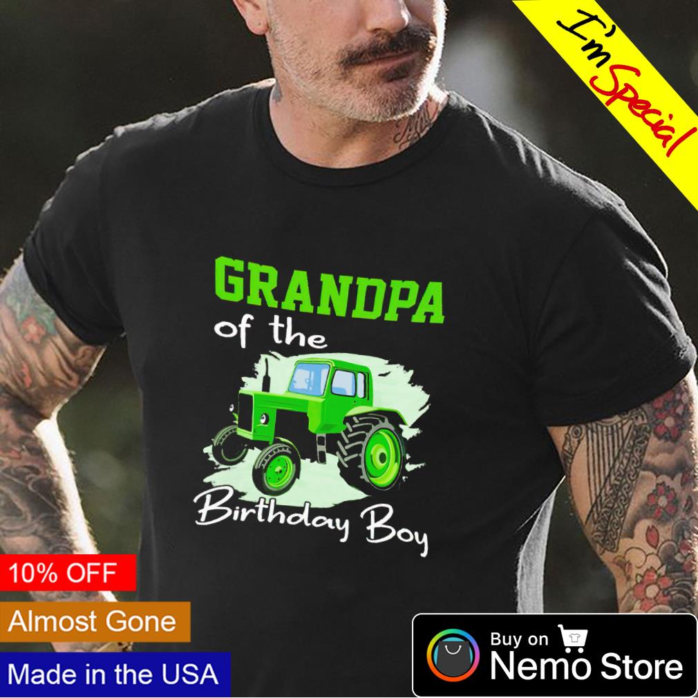 happy birthday grandpa shirt