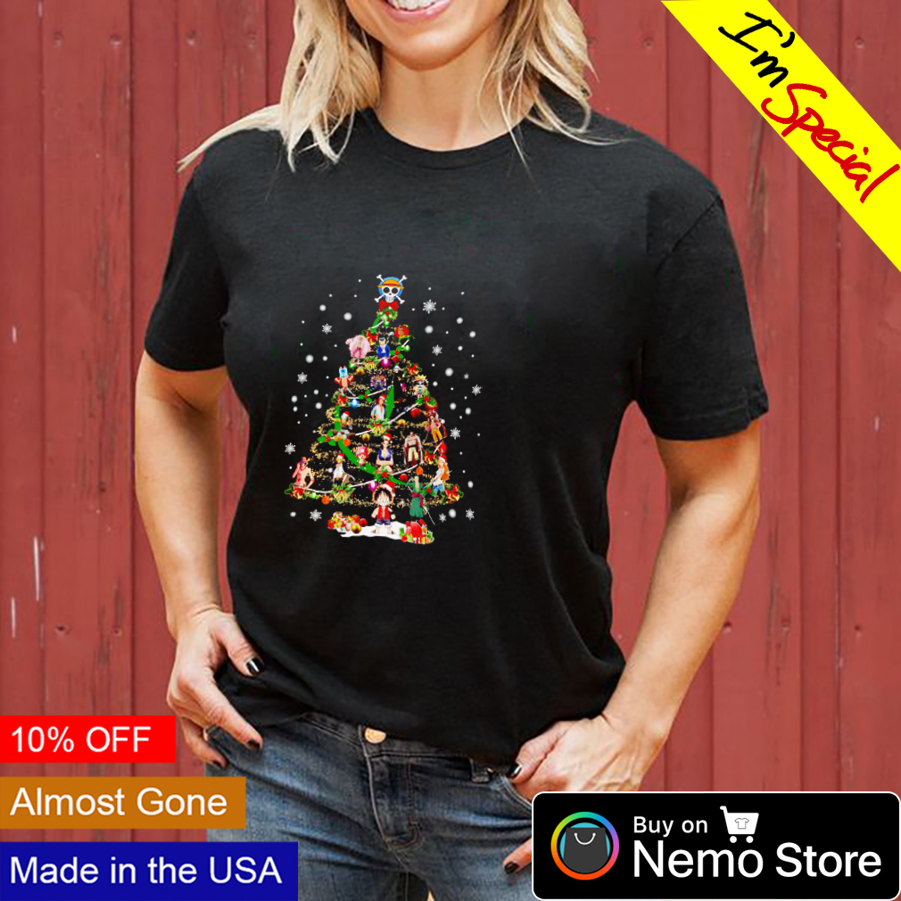 Merry Christmas One Piece Chibi Tree shirt, hoodie, sweater, long sleeve  and tank top