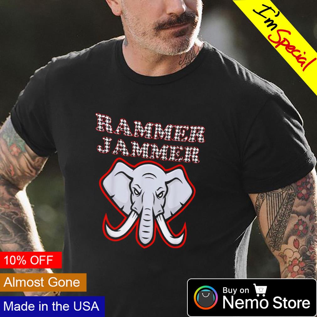 Inca Empire boykot Fordi Alabama Rammer Jammer Houndstooth Elephant shirt, hoodie, sweater and  v-neck t-shirt