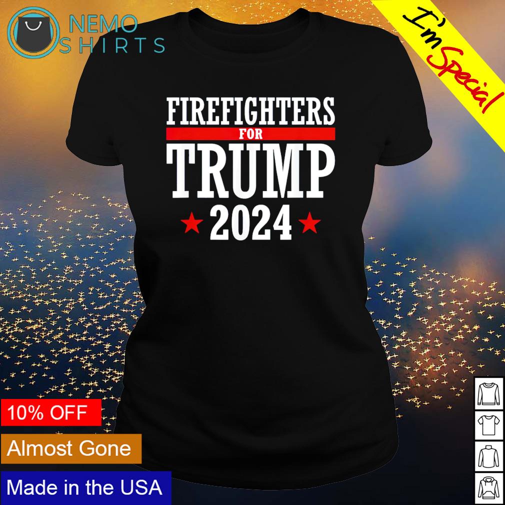 firefighters for trump shirt