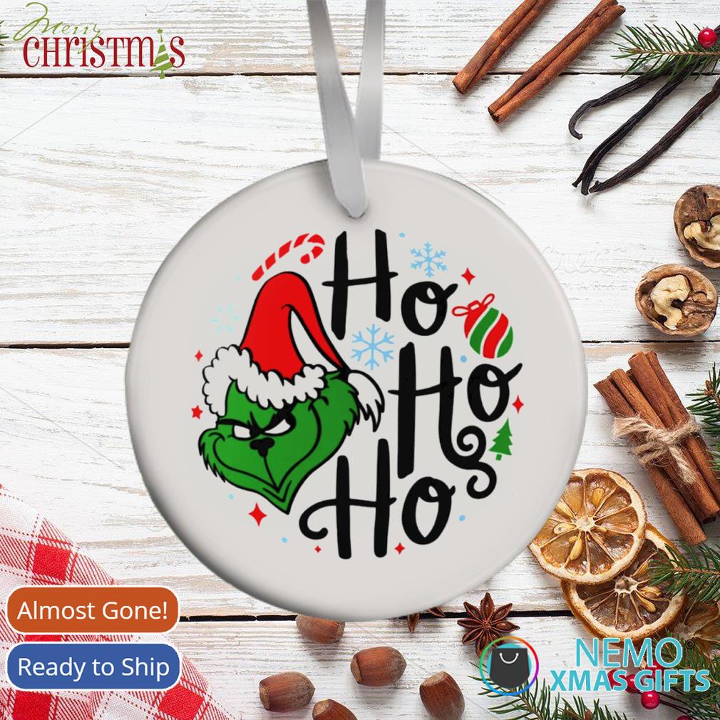 Grinch Ho Ho Ho Merry Christmas 2021 Ornament