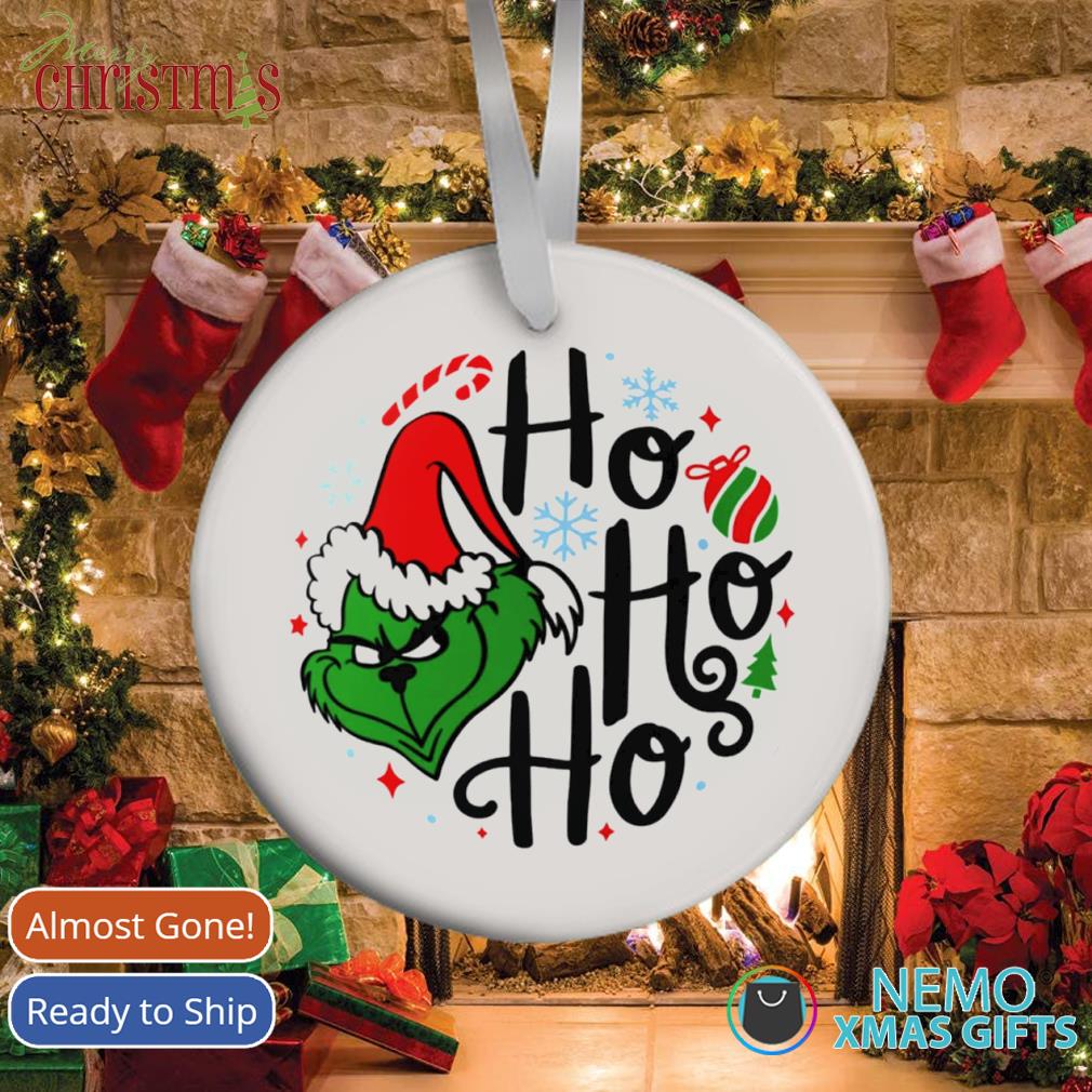 Grinch Ho Ho Ho Merry Christmas 2021 Ornament