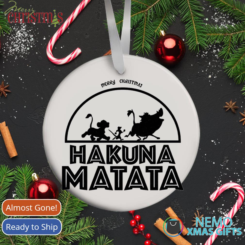 Merry Christmas Hakuna Matata ornament
