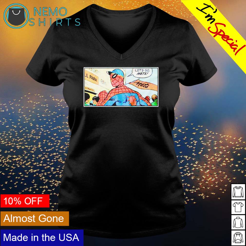 Spider Man Let S Go Mets Shirt Hoodie Sweater And V Neck T Shirt