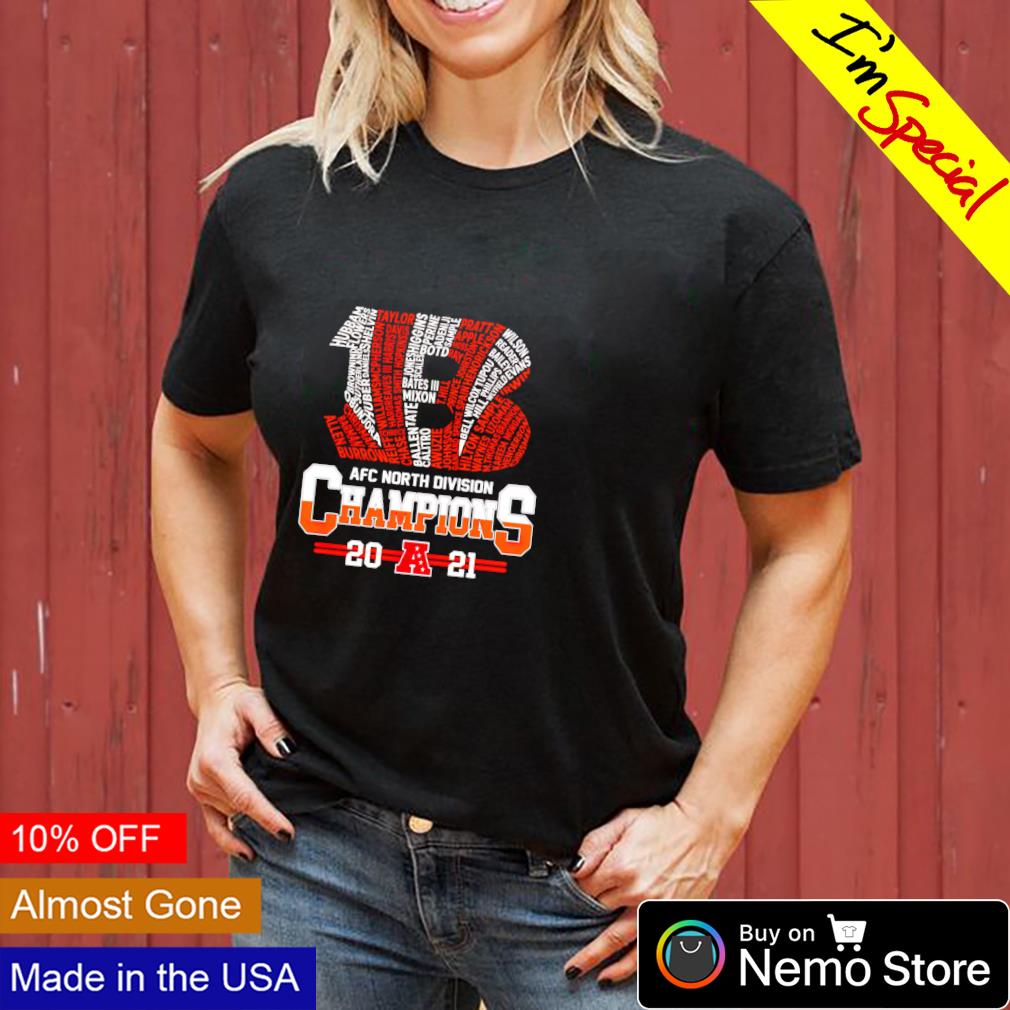 Cincinnati Bengals 2021 2022 Afc North Division Champions Shirt