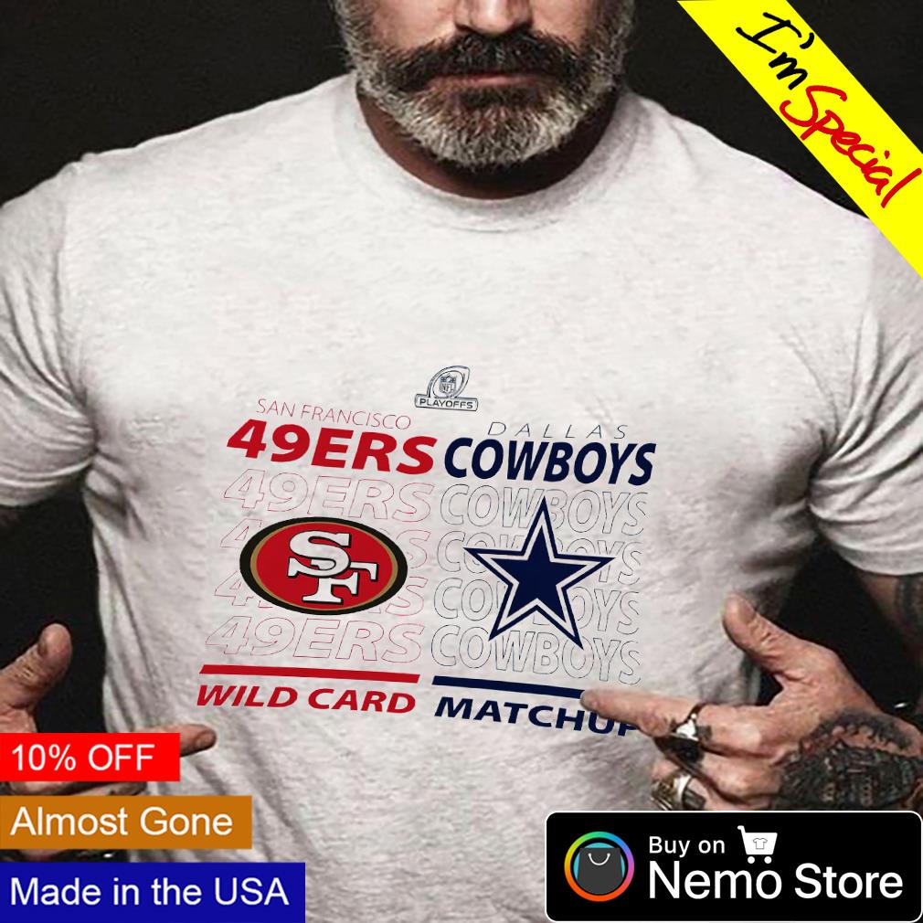 Dallas Cowboys Vs San Francisco 49ers 2022 2023 Nfc Divisional Matchup Shirt