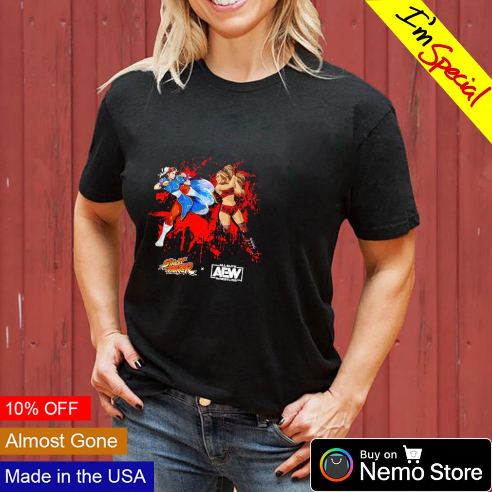 Dr. Britt Baker D.M.D. Vs. Chun Li Street Fighter vs AEW shirt, hoodie,  sweater and v-neck t-shirt